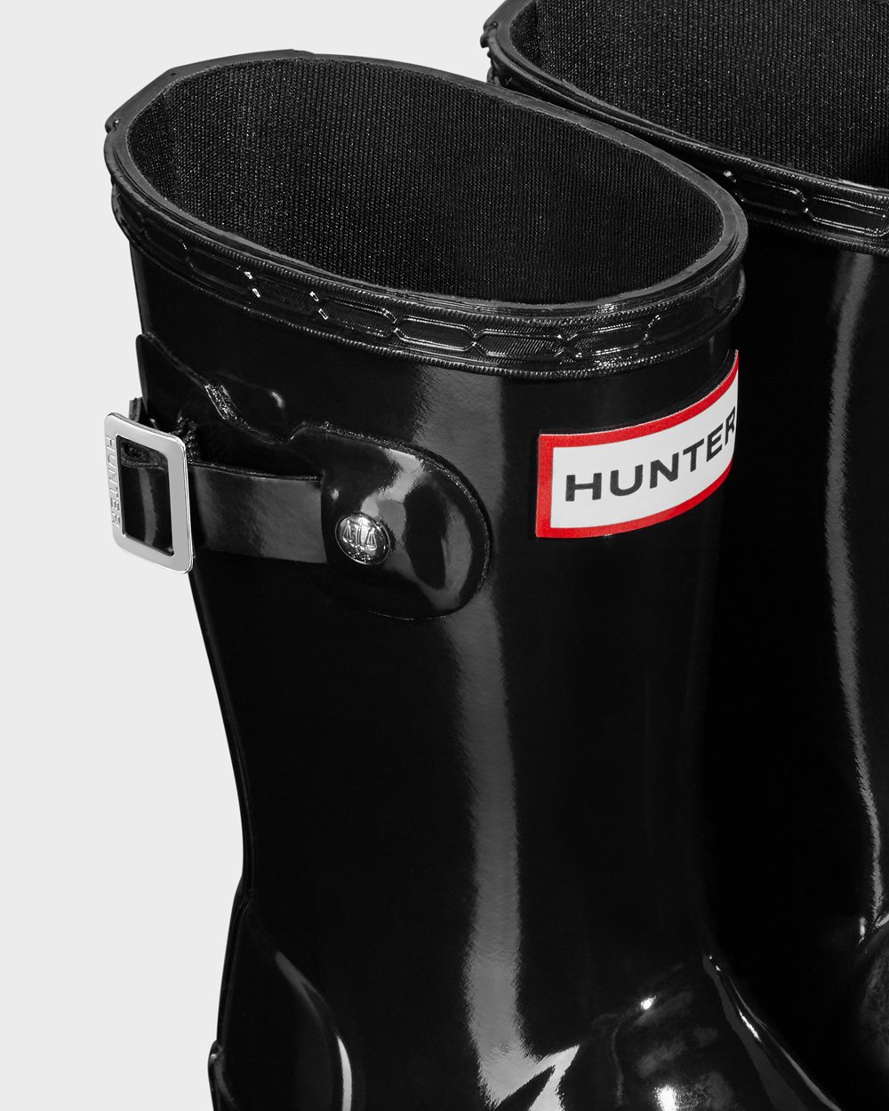 Botas De Agua Original Little Gloss Hunter Niños - Negros - 143852IHA